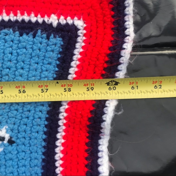 Sailboat Knitted Blanket Afghan | SOLD - Picture 7 of 8